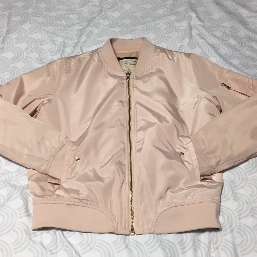 Cream/pink cute jacket